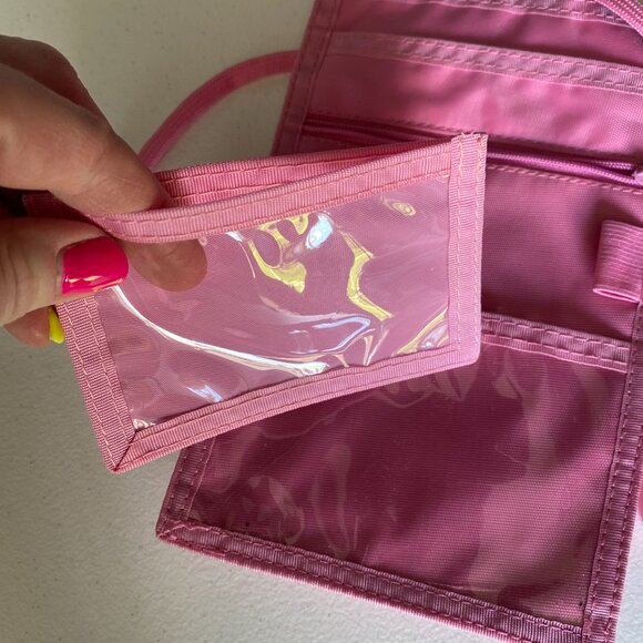 Belle Hop Pink Passport Security Pouch Anti-Theft 4+ Pockets, Separate Wallet - Picture 5 of 9